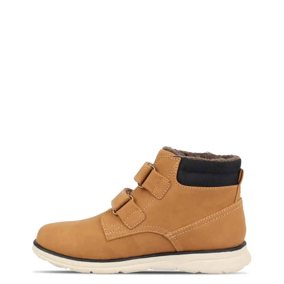 Lee Cooper 2 Strap Hi Top Hiker Boots Childrens in Beige