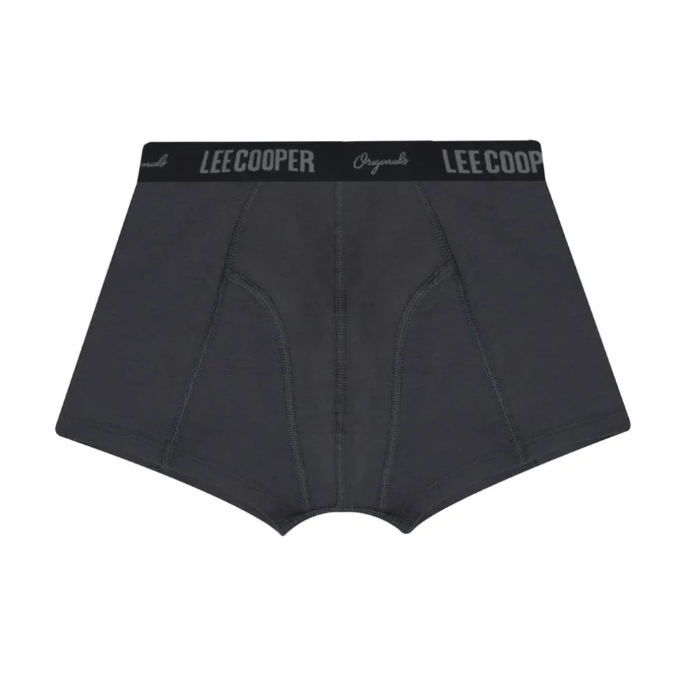 Lee Cooper Cooper Comfort Fit Junior Boys Trunk 5 Pack in Grey