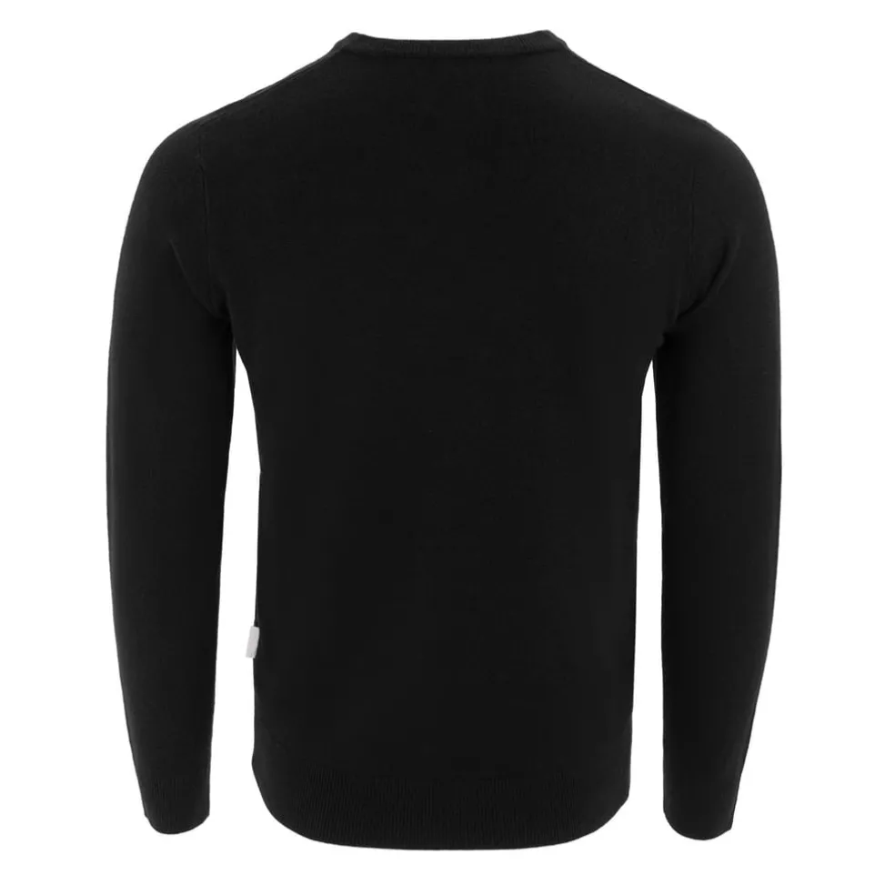 Lee Cooper Cooper Long Sleeve V Neck Jumper in Black
