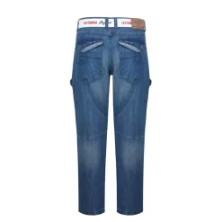 Lee Cooper Mens Belted Cargo Jeans in Blue