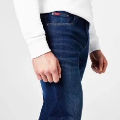 Lee Cooper Mens Belted Jeans in Blue