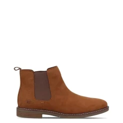 Lee Cooper Mens Chelsea Boots in Beige