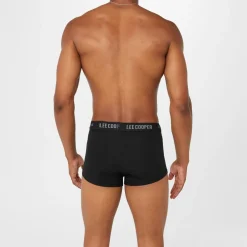 Lee Cooper Mens Cooper Essential Boxer Trunk 5 Pack in Black