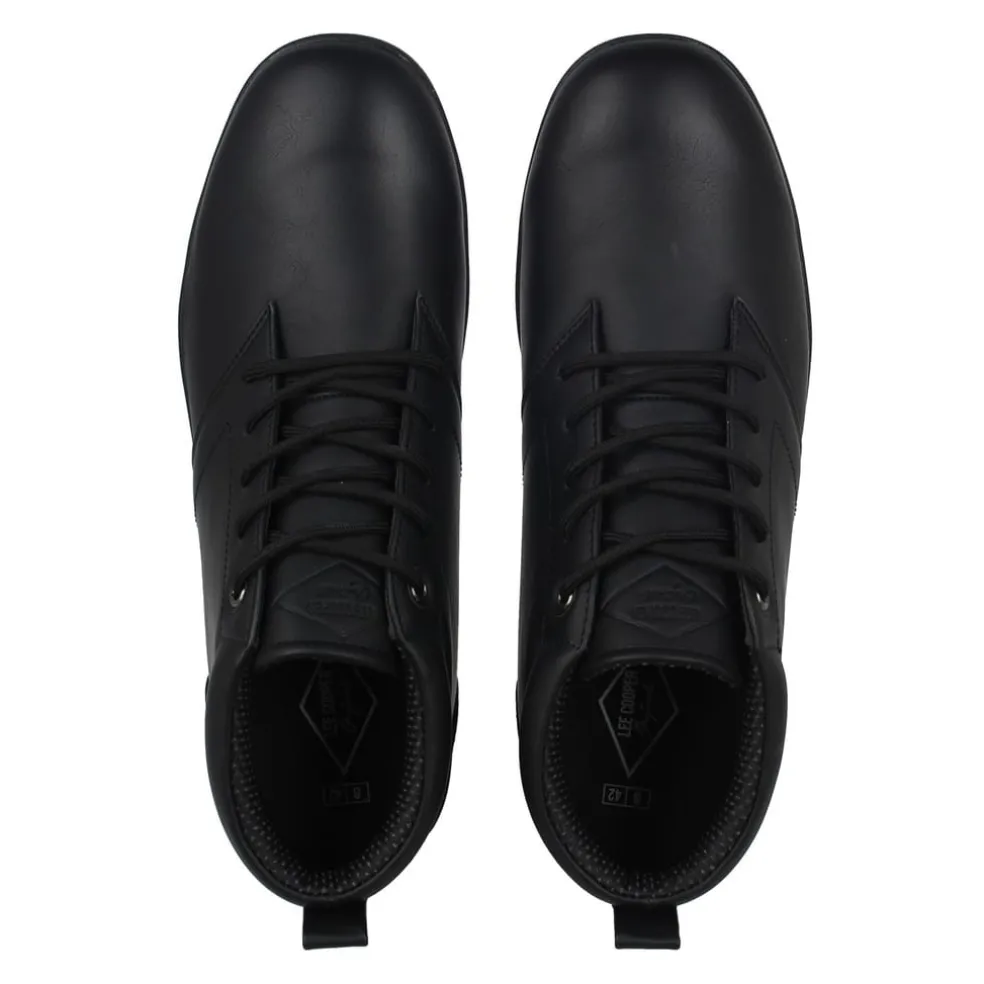 Lee Cooper Mens Finch Chukka Boots in Black