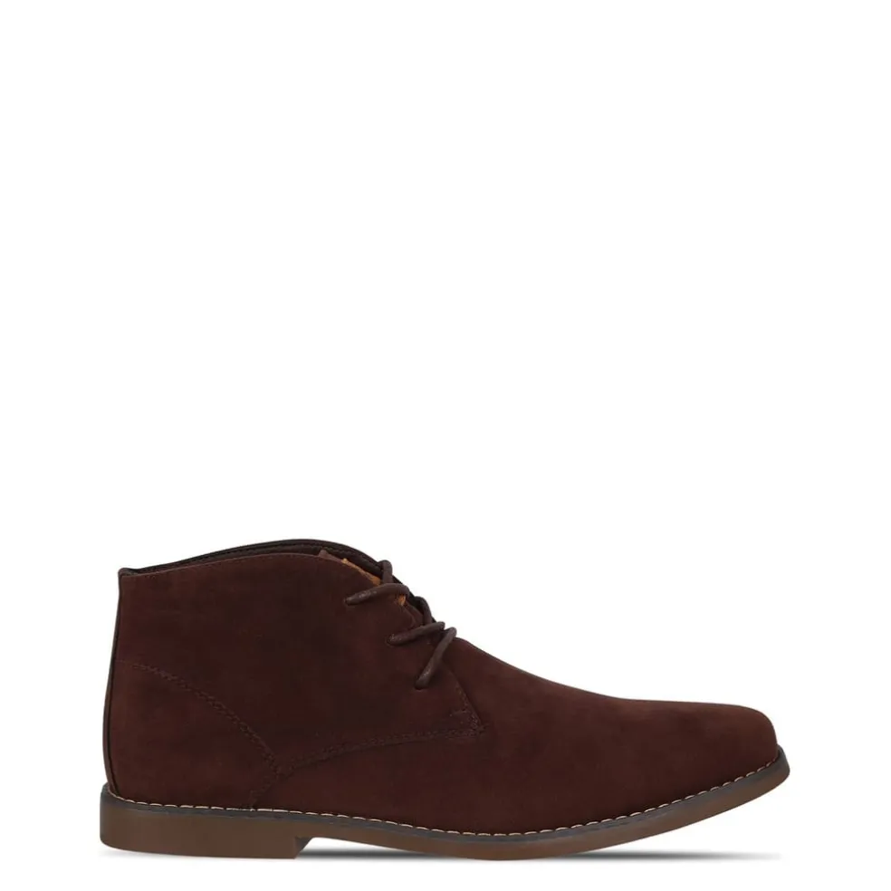 Lee Cooper Mens Gresham Desert Boots in Brown