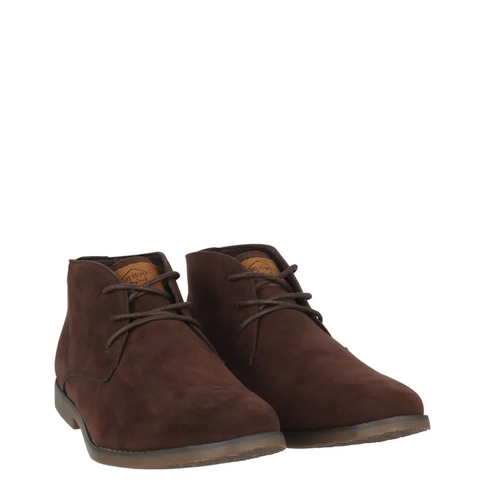 Lee Cooper Mens Gresham Desert Boots in Brown
