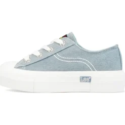 Lee Isla Canvas Low Top Trainers in Blue