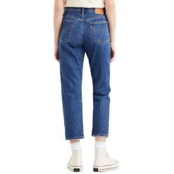 Levis 501 Crop Jeans in Denim