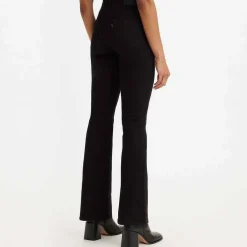 Levis 725 High Rise Bootcut Night Is Black Jeans in Black
