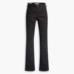 Levis 725 High Rise Bootcut Night Is Black Jeans in Black