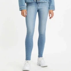 Levis 720 High Rise Super Skinny Jeans in Light Blue