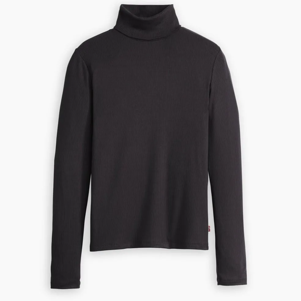 Levis Caviar Slim Fit Long Sleeve Sweater in Black
