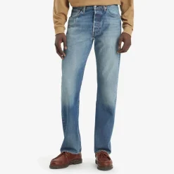 Levis Circular 501 Original Help Me Out Jeans in Denim