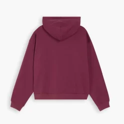 Levis Everyday Zip-Up Hoody in Burgundy