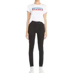 Levis High Super Skinny in Black