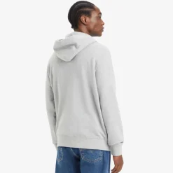 Levis Letterman Graphic Hoody in Grey