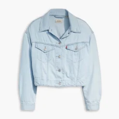 Levis Lightweight Trucker Jacket in Light Blue