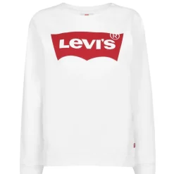 Levis Logo Crew Neck Sweatshirt in White