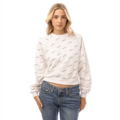 Levis Logo Crew Sweatshirt in White