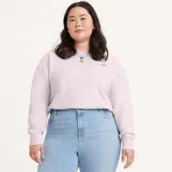 Levis Plus Crew Neck Sweatshirt in Mauve