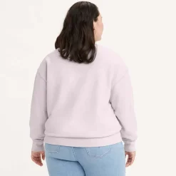 Levis Plus Crew Neck Sweatshirt in Mauve