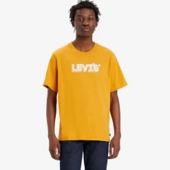 Levis Relaxed Fit Graphic T-Shirt in Orange