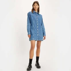 Levis Shay Denim Dress in Denim