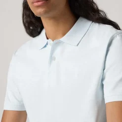 Levis Slim Housemark Polo Shirt in Light Blue