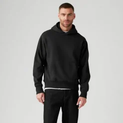 Levis The Authentic Hoodie Black Aga in Black