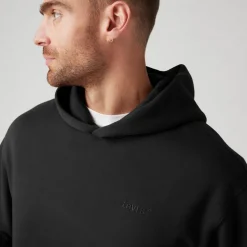 Levis The Authentic Hoodie Black Aga in Black