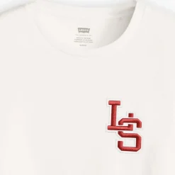 Levis The Perfect Monogram T-Shirt in Cream