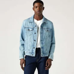 Levis The Trucker Jacket in Light Blue