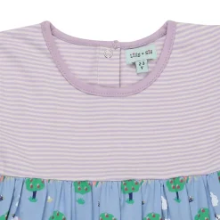 Lilly and Sid And Sid Multicoloured Bunny Print Dress in Multi