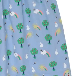 Lilly and Sid And Sid Multicoloured Bunny Print Dress in Multi