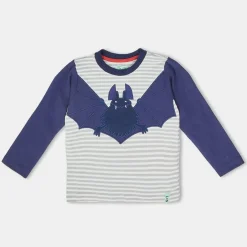 Lilly and Sid Bat Sleeve Top in Multi