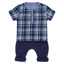 Lilly and Sid Bear Rvrsbl Set in Blue