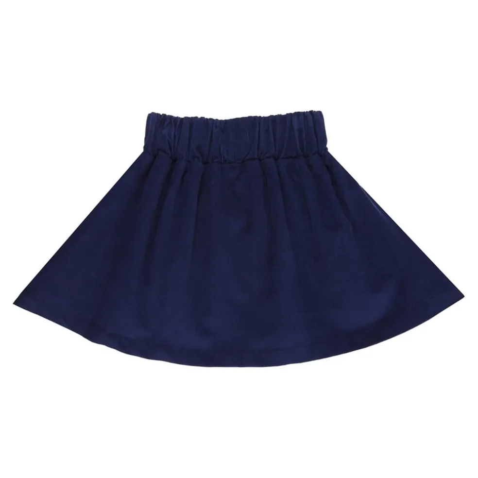 Lilly and Sid Brdr Wdlnd Skirt in Blue