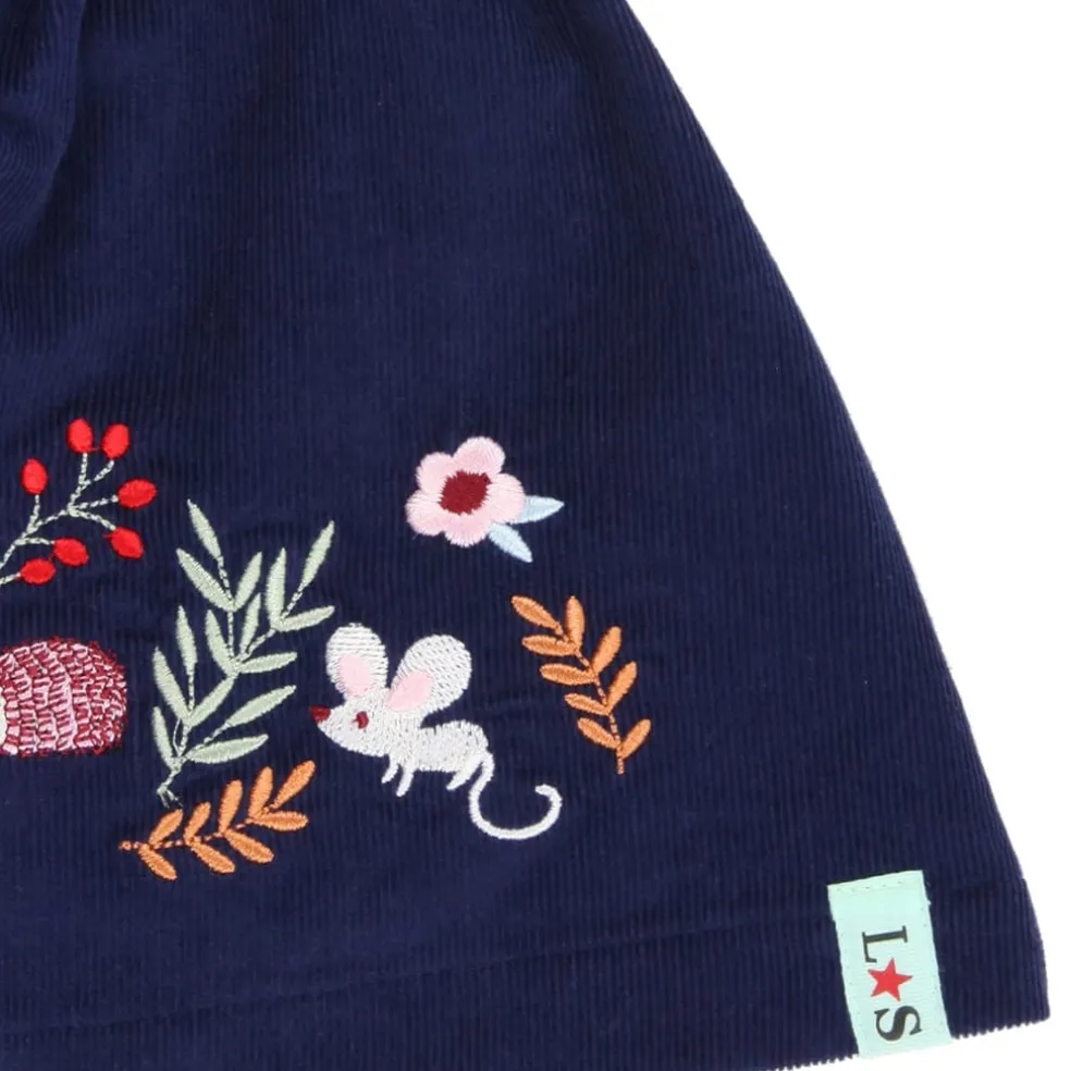 Lilly and Sid Brdr Wdlnd Skirt in Blue