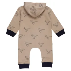 Lilly and Sid Dino Pr Onesie in Brown