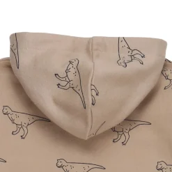 Lilly and Sid Dino Pr Onesie in Brown