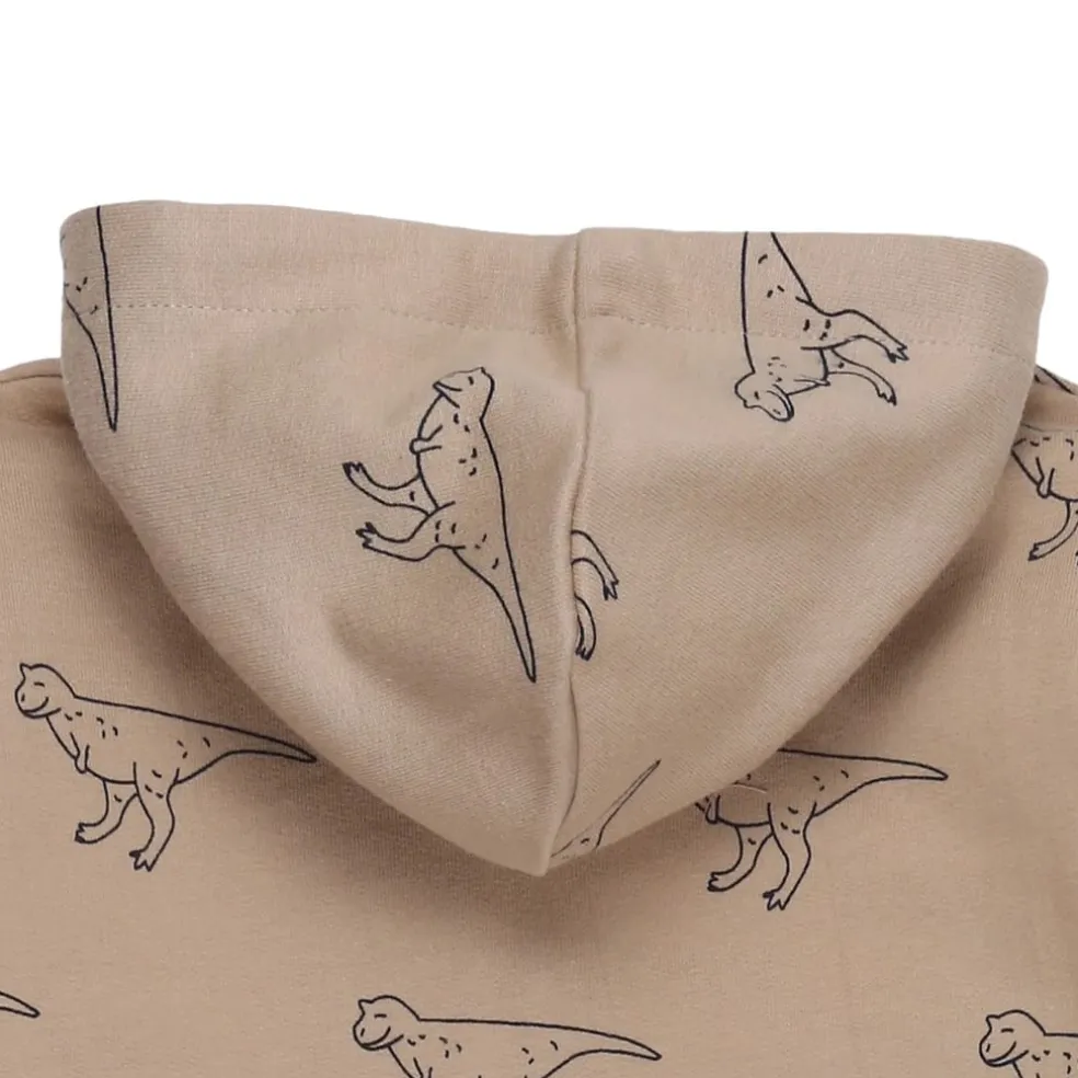 Lilly and Sid Dino Pr Onesie in Brown