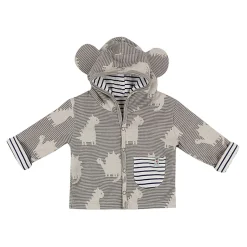 Lilly and Sid Dino Rvrsbl Jacket in Grey