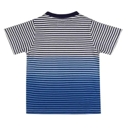 Lilly and Sid Dip Dye Stripe T in Blue