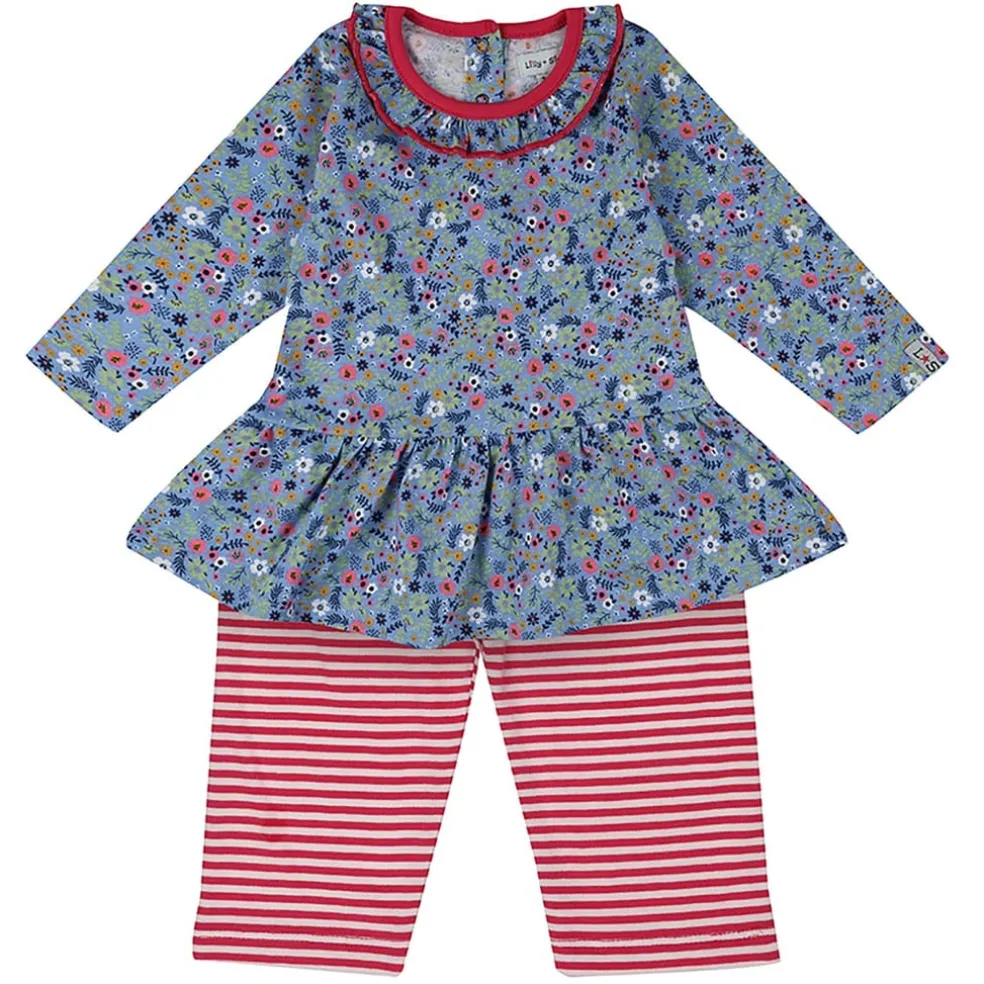 Lilly and Sid Ditsy Ed D L Set in Multi