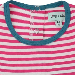 Lilly and Sid Fabic Mix Dress in Multi