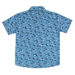 Lilly and Sid Fish PrinT-Shirt in Blue