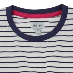 Lilly and Sid Flamingo Pkt Drs in Blue