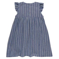 Lilly and Sid Floral Str Dress in Blue