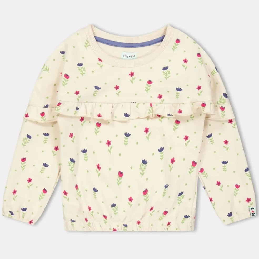 Lilly and Sid Floral Swtsht in Multi