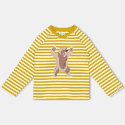 Lilly and Sid Grzly Br Str Top in Yellow